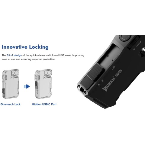 Фонарь Wuben G5 Keychain Compact Flashlight 400 Lum green