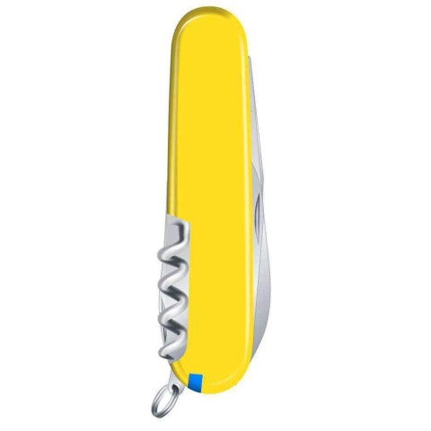 Ніж Victorinox Camper Ukraine 91мм,13функ,син-жовт