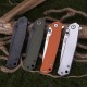 Ніж складаний туристичний Ruike P801-J, (8.6 см) 14C28N /  G10 помаранчевий