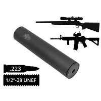 Глушник AFTactical S44A, .223 (5.56мм), 1/2x28 UNEF, AR15 | M4 | M5, Zbroyar UAR-15, Болтовик .223