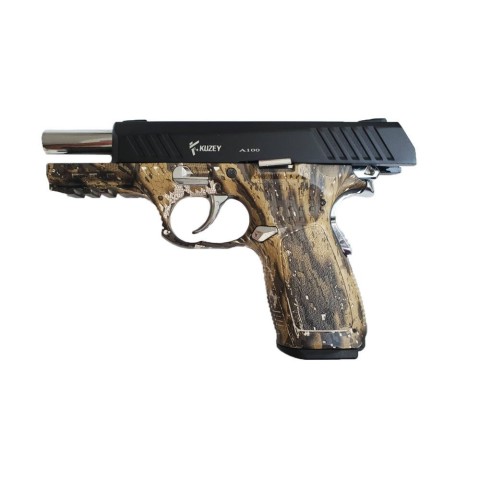 Стартовый пистолет KUZEY A-100#5 Black/Camo Grips