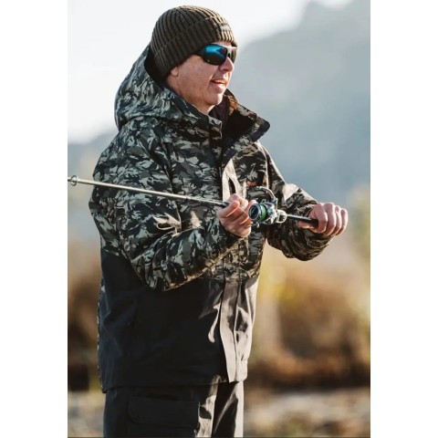 Куртка Grundens Downrigger Gore-Tex® XL Refraction Camo Green/Anc