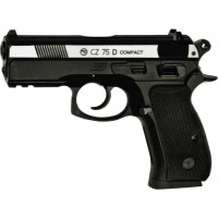 Пістолет пневматичний ASG CZ 75D Compact Nickel. CO2. BB кал. 4.5 мм