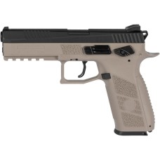 Пистолет пневматический ASG CZ P-09 Black/FDE Blowback. CO2. Pellet кал. 4.5 мм