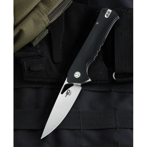 Нiж складний Bestech Knife MUSKIE Black BG20A-1