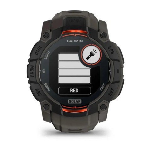 Смарт-годинник Garmin Instinct 3 (50 мм) Solar чорний/вугільний