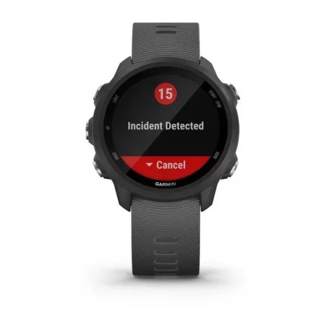 Смарт-годинник Garmin Forerunner 245 з сірийм ремінцем