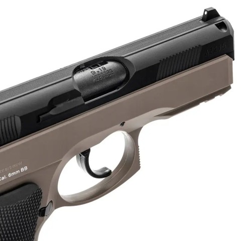 Пистолет страйкбольный ASG CZ 75D Compact FDE Spring кал. 6 мм