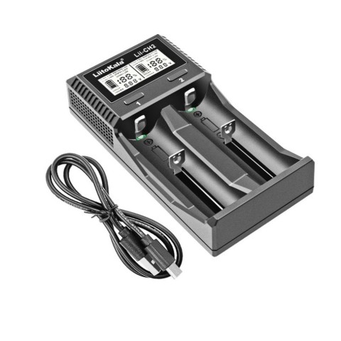 Універсальний зарядний пристрій LiitoKala Lii-CH2 5V 2A на 2 канали