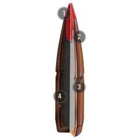 Пуля Hornady SST 6.5 мм 140 гр (9.1 г)/100 шт