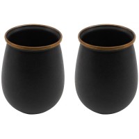 Набор чашек Barebones Enamelware Dining 2 шт charcoal