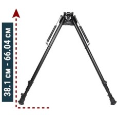 Сошки Vector Optics 381 - 660 мм на антабку, підпружинені
