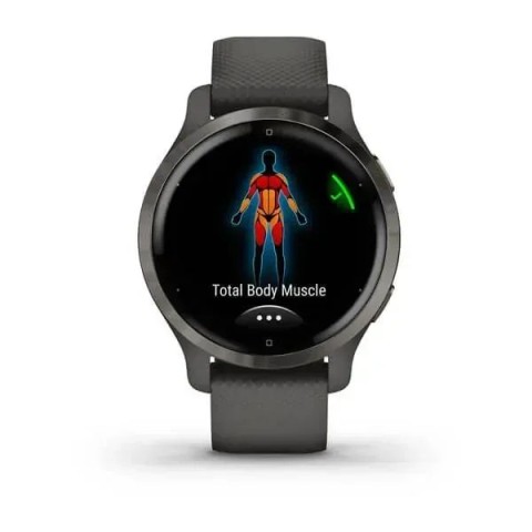 Смарт-часы Garmin Venu 2S графитовые с грифельным безелем