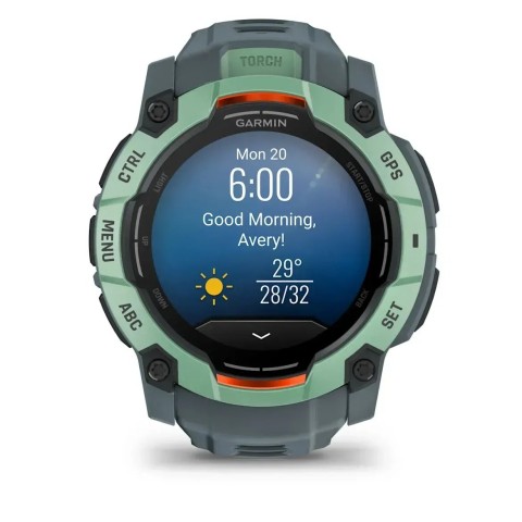Смарт-годинник Garmin Instinct 3 (50 мм) AMOLED неотропік/сутінковий