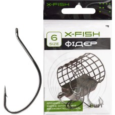 Крючок X-Fish Фидер #6 (8шт/уп)