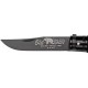 Ніж Old Bear Total Black L, 1.4060 steel, wood handle,, black