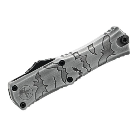 Ніж Microtech Hera II Mini D/E OTF, Signature Brushed Metal Bats