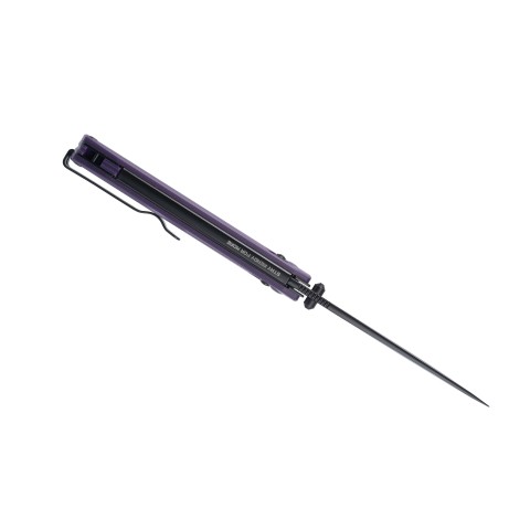 Ніж SRM Terrier 258L-GN, D2, G10, чорно-фіолетовий