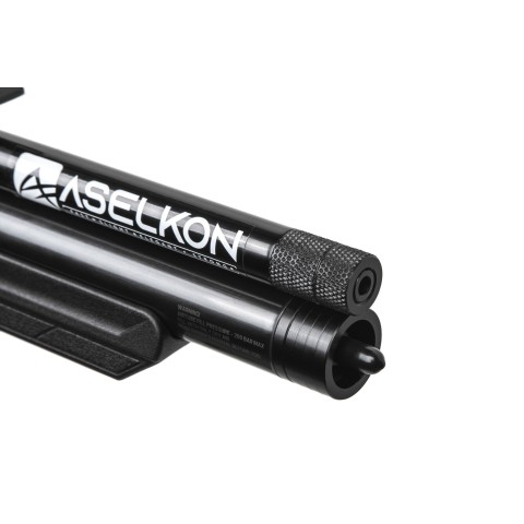 Пневматична Редукторна PCP гвинтівка  Aselkon MX10-S Black  кал. 4.5