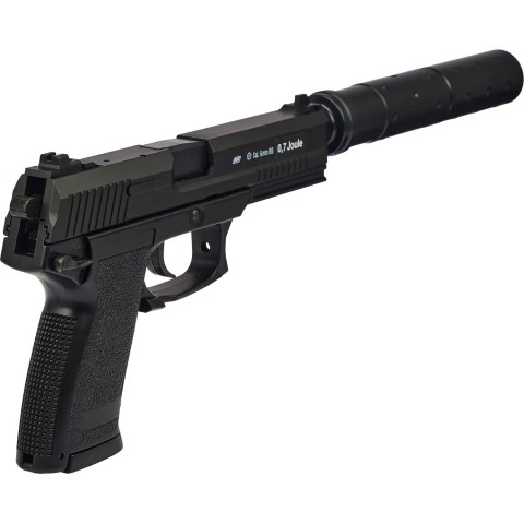 Пистолет страйкбольный ASG MK23 Gas 6 мм black