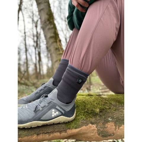 Шкарпетки водонепроникні Dexshell Running Lite 2.0 Socks, сірі, розмір M (39-42)