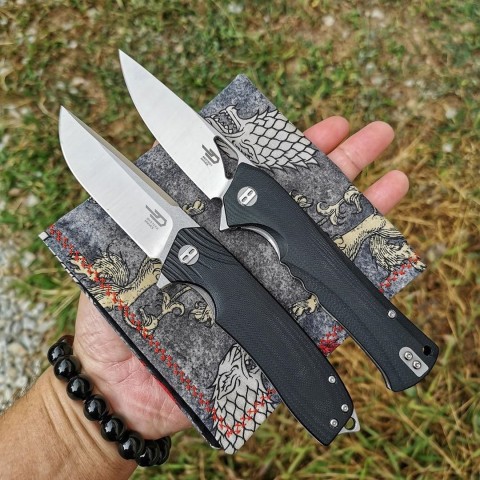 Нiж складний Bestech Knife LION Black BG01A