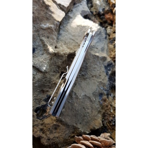 Ніж складаний туристичний Ruike P135-SF, (9.2 см) 14C28N / steel 420 сірий