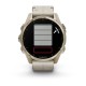 Смарт-часы Garmin fenix 8 AMOLED (43 мм) Sapphire золотистий/известняково-серый кожаный ремешок эксклюзив