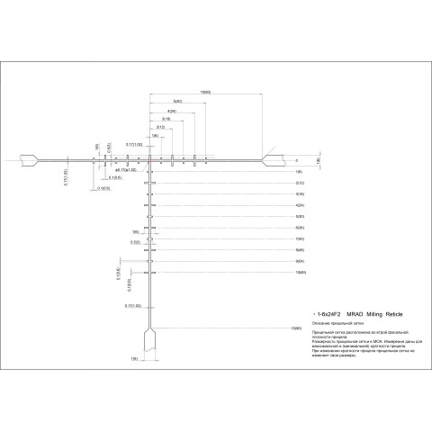 Приціл оптичний Sig Optics Tango 6 1-6x24mm MRAD Milling