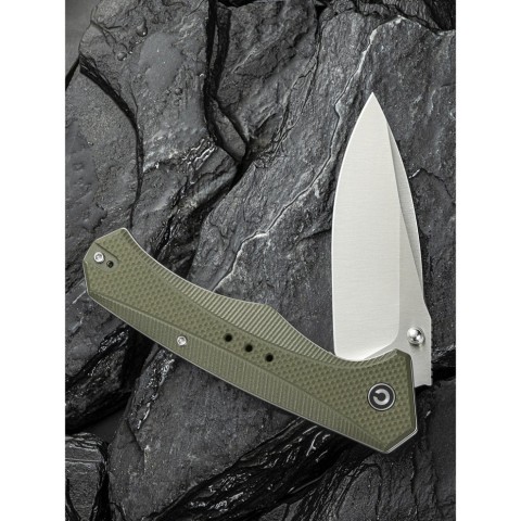 Ніж складаний туристичний Civivi Photonix, (9.4 см) 14C28N / G10 темно-зелений