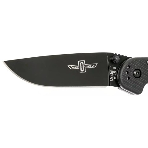 Нож Ontario Knife RAT I AUS-8 BB Black
