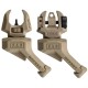 Целик и мушка FAB Defense FRBS OFFSET 45 градусов Desert tan