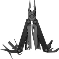 Мультитул Leatherman 832601 CHARGE PLUS BLACK метрич. биты, синтет. чехол, карт. коробка black