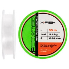 Флюорокарбон X-Fish FCoated 10m 0.34mm 9.6kg