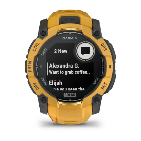 Смарт-годинник Garmin Instinct 3 (50 мм) Solar сонячний спалах/сірий