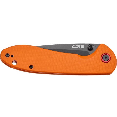Нож CJRB Feldspar Black Blade, AR-RPM9 Steel, ц:orange