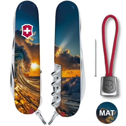 Складаний ніж Victorinox HUNTSMAN DESIGN Сонячна хвиля
