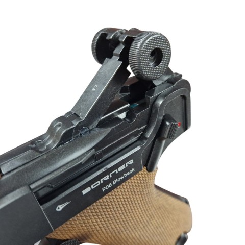 Пневматический пистолет Borner P08 Blowback