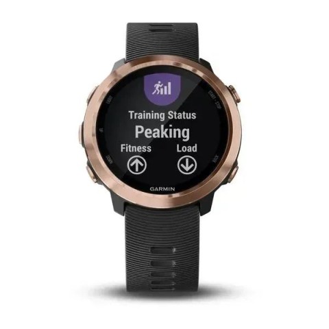 Смарт-часы Garmin Forerunner 645 Music розово-золотистые с черным ремешком