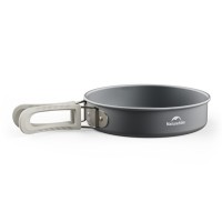 Сковорідка зі складаною ручкою Naturehike CNK2450CF010, 17,5 см, алюміній