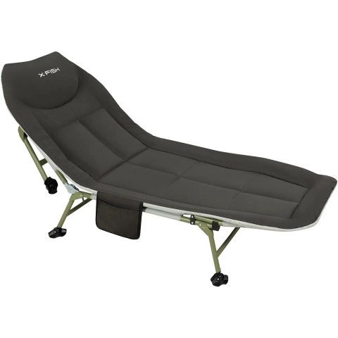 Розкладачка X-Fish Camp Bed+ 190х64х30cm Grey
