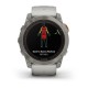 Смарт-годинник Garmin fenix 7X Pro Sapphire Solar Edition титановий з туманно-сірим/темно-помаранчевим ремінцем
