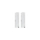 Стійки для тенту сталеві оцинковані Naturehike Steel poles Updated NH19PJ042, 25мм*2.4м, сірі (2 шт)