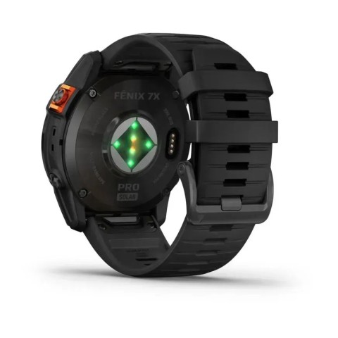 Смарт-часы Garmin fenix 7X Pro Solar Edition сланцево-серые с черным ремешком