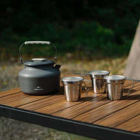 Кемпінговий чайник Naturehike CNK2450CF030 1,4 л, алюміній