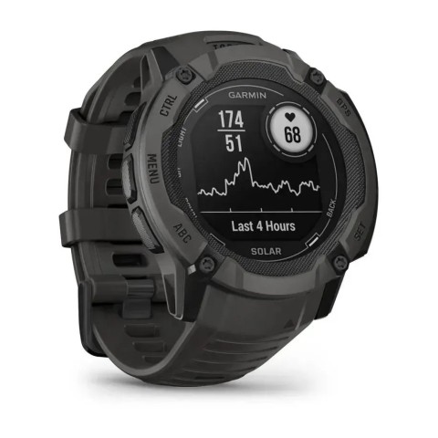 Смарт-часы Garmin Instinct 2X Solar графитовые
