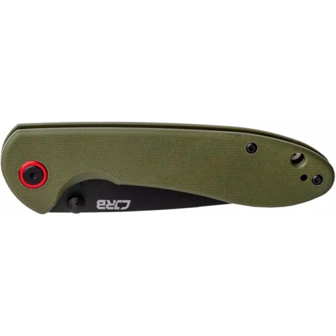 Нож CJRB Feldspar Black Blade, AR-RPM9 Steel, ц:green