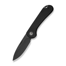 Ніж складаний кишеньковий Civivi Elementum Slip Joint, (7.5 см) 14C28N / G10 чорний