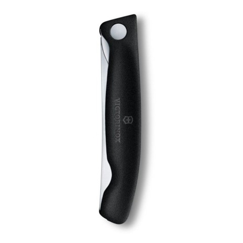 Складаний ніж для пікніка Victorinox Swiss Classic 11см хвил чорн 6.7833.F