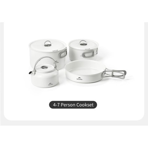 Каструля із керамічним антипригарним покриттям Naturehike CNK2450CF013, 3 л, алюміній